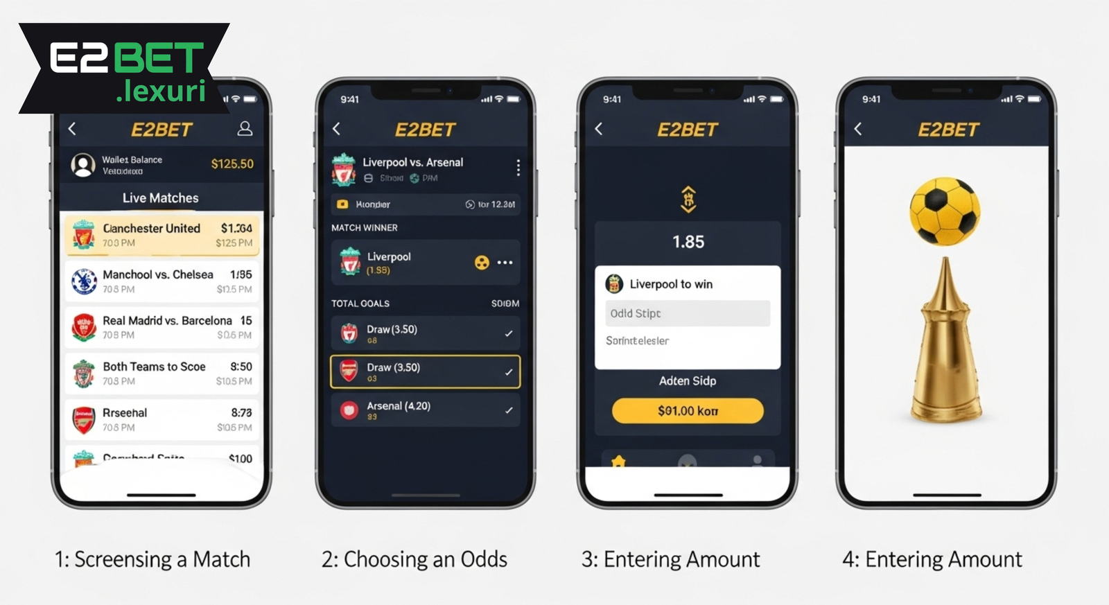 Hướng dẫn chi tiết cách đặt cược đá gà trên ứng dụng E2BET